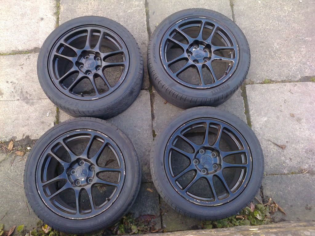 Black Enkei Alloy Wheels Evo 9 Driftworks Forum